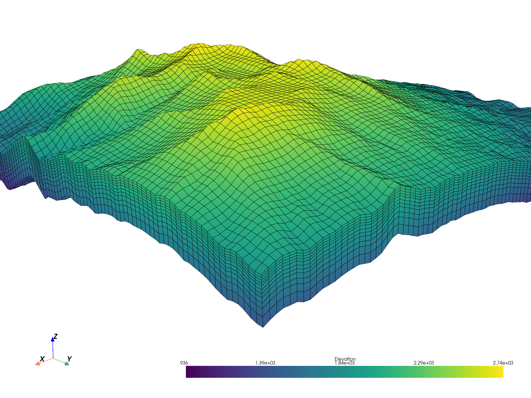 terrain mesh