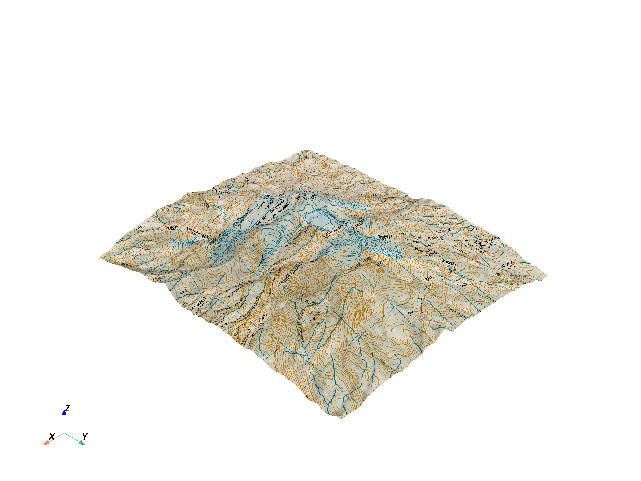 topo map