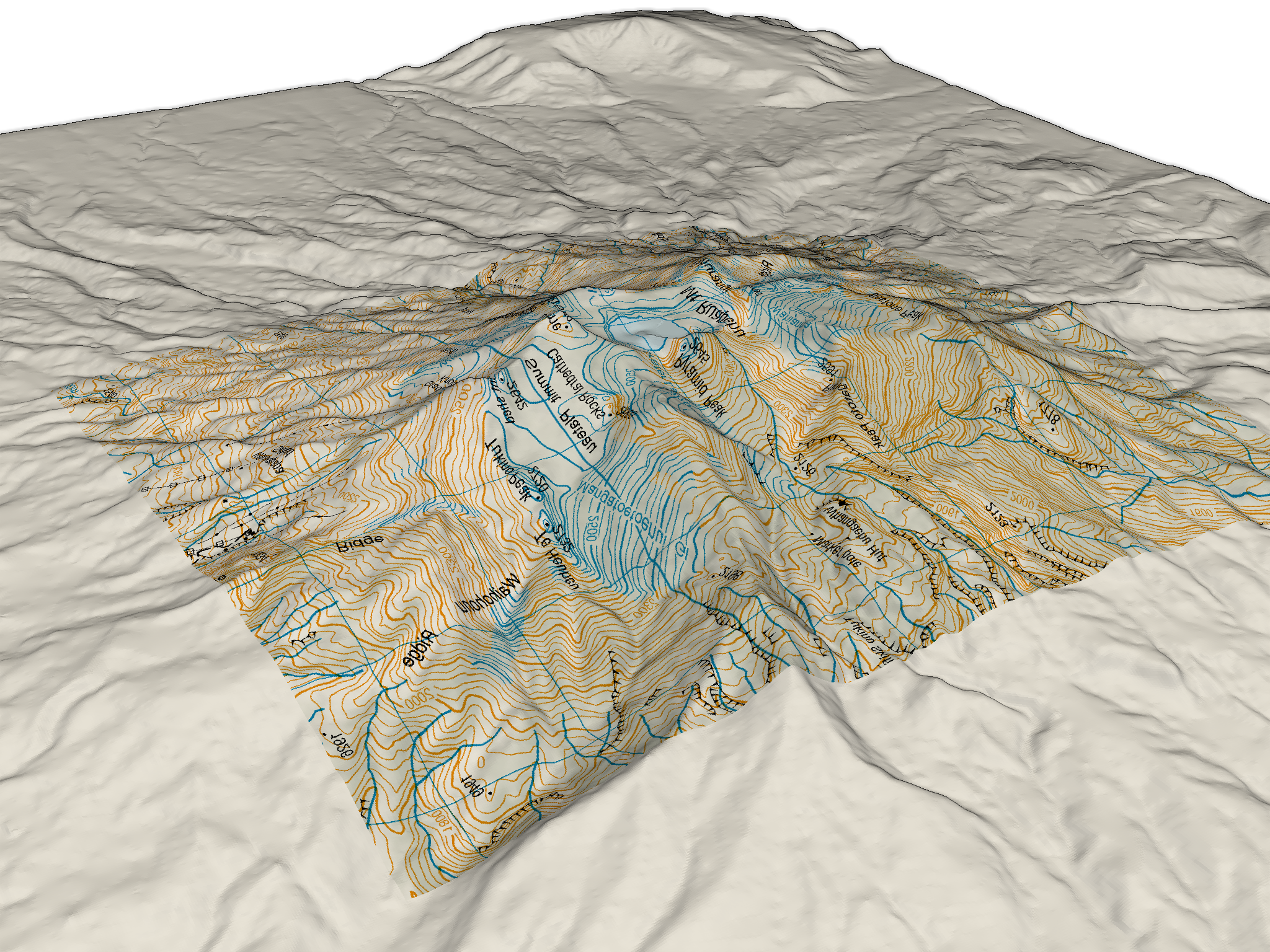 topo map